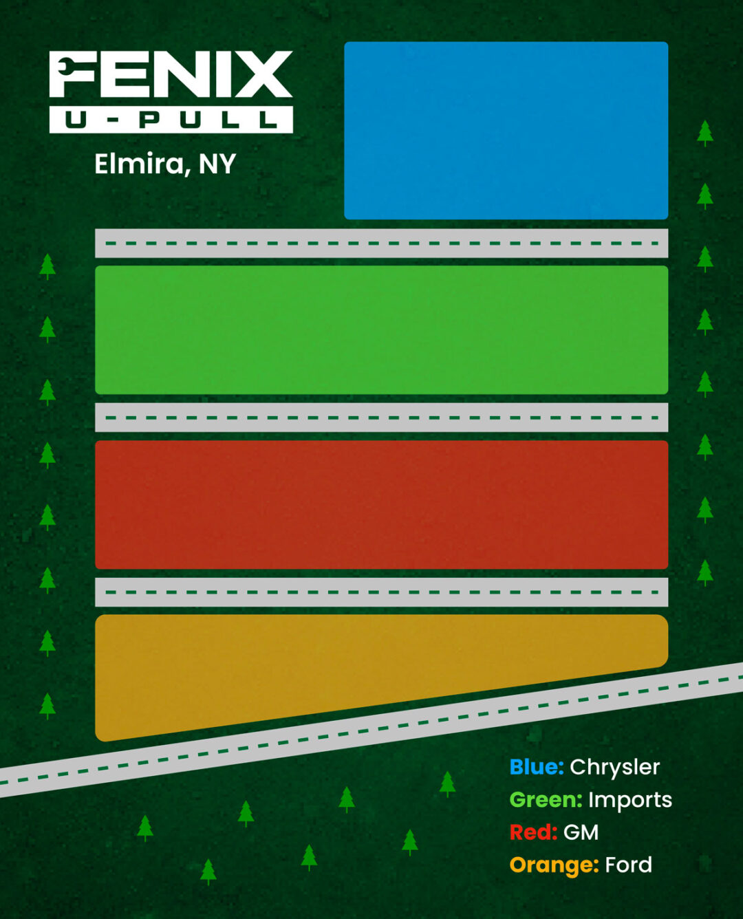 Fenix UPull in Elmira, NY Used Auto Parts & Junk Car Buyer